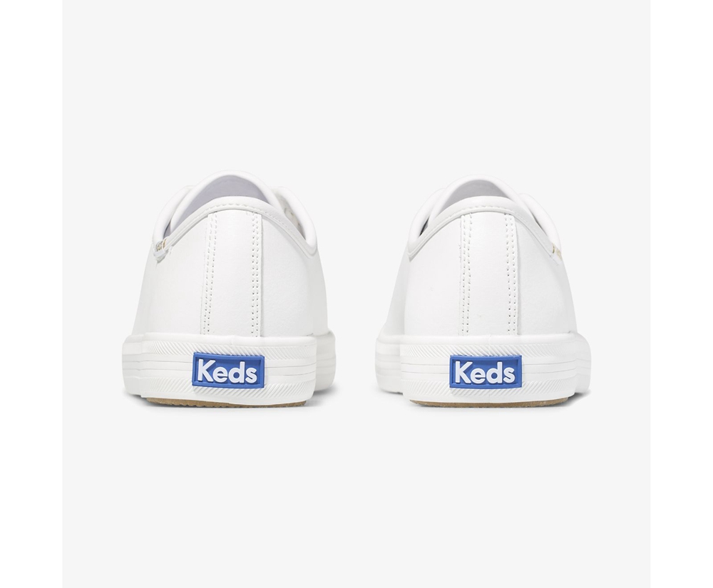 Keds Womens Sneakers White - Kickstart Leather - 815HJKPAW